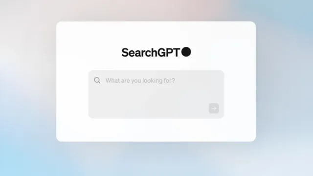 SearchGPT's conversational search interface