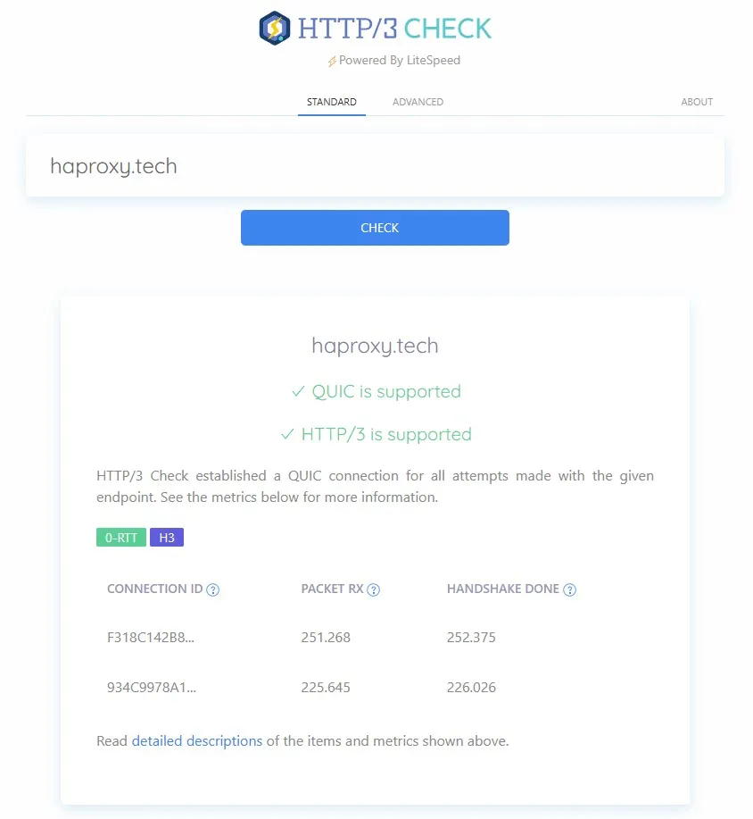 SpeedTest - Haproxy.tech