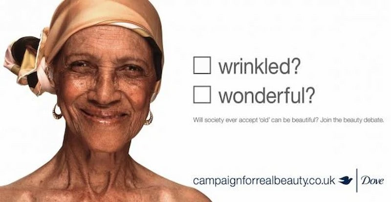 Dove supports women over 60 to fight against prejudice about aging through the campaign 