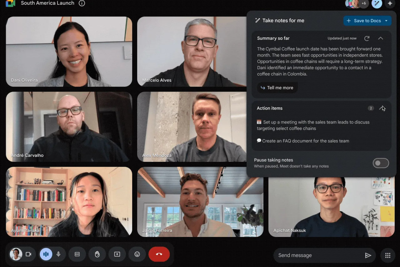 Google Meet launches AI-powered automatic note-taking feature