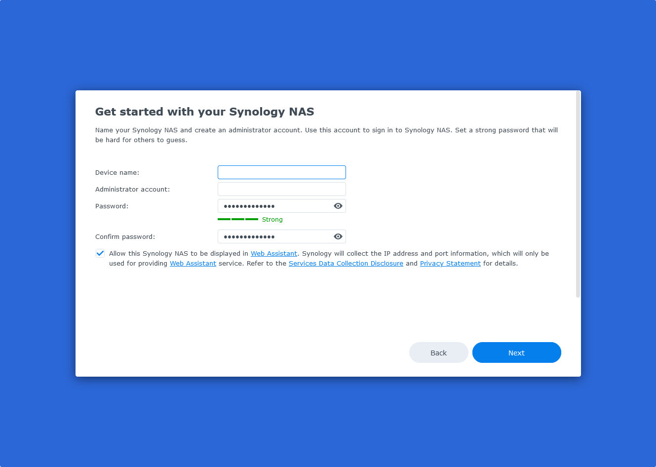 Configure Xpenology DSM 7.2