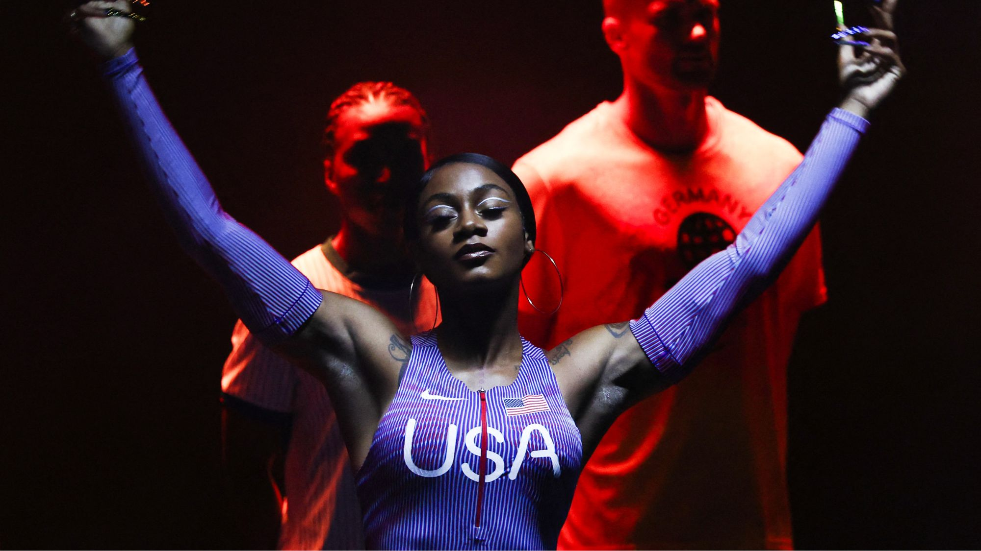 Nike sponsors the outfits of athletes participating in the Olympics.