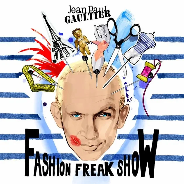 Jean-Paul Gaultier's passion and charisma are reflected even on each show invitation ticket. Source-Jean-Paul Gaultier