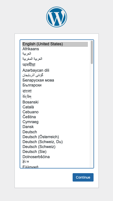 Install WordPress Docker