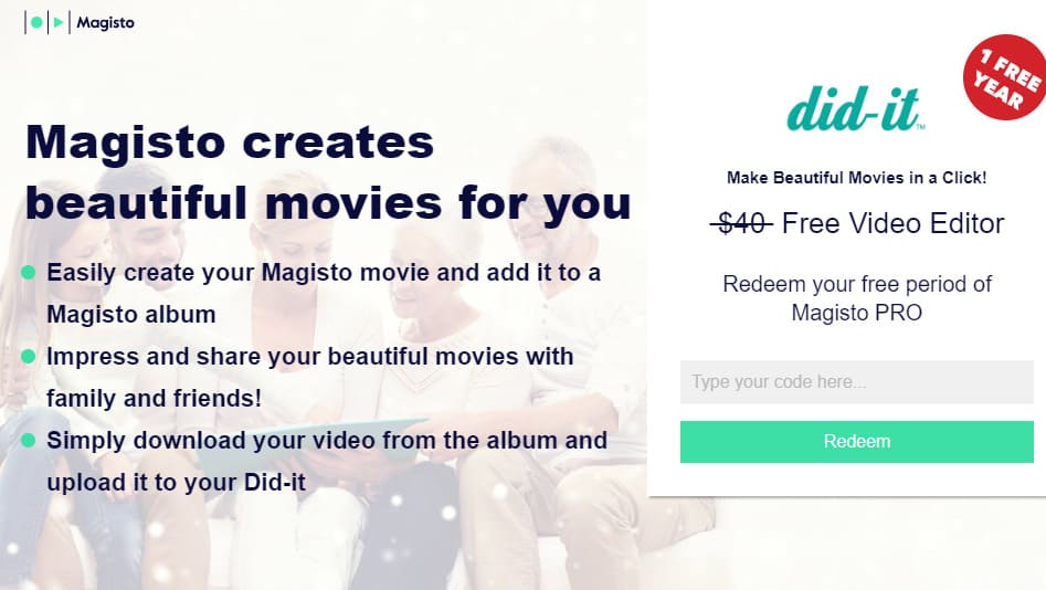 Create videos with AI using Magisto