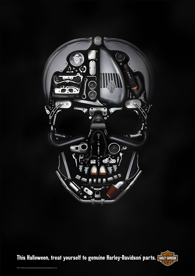 Harley-Davidson: Halloween Skull