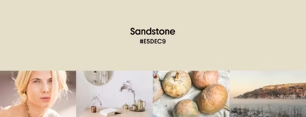 Sandstone color - autumn winter color