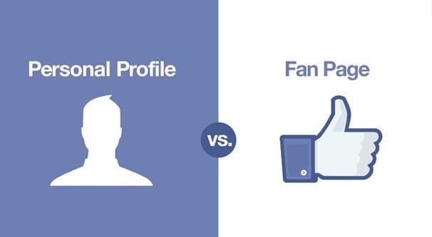 Personal Profile vs FanPage