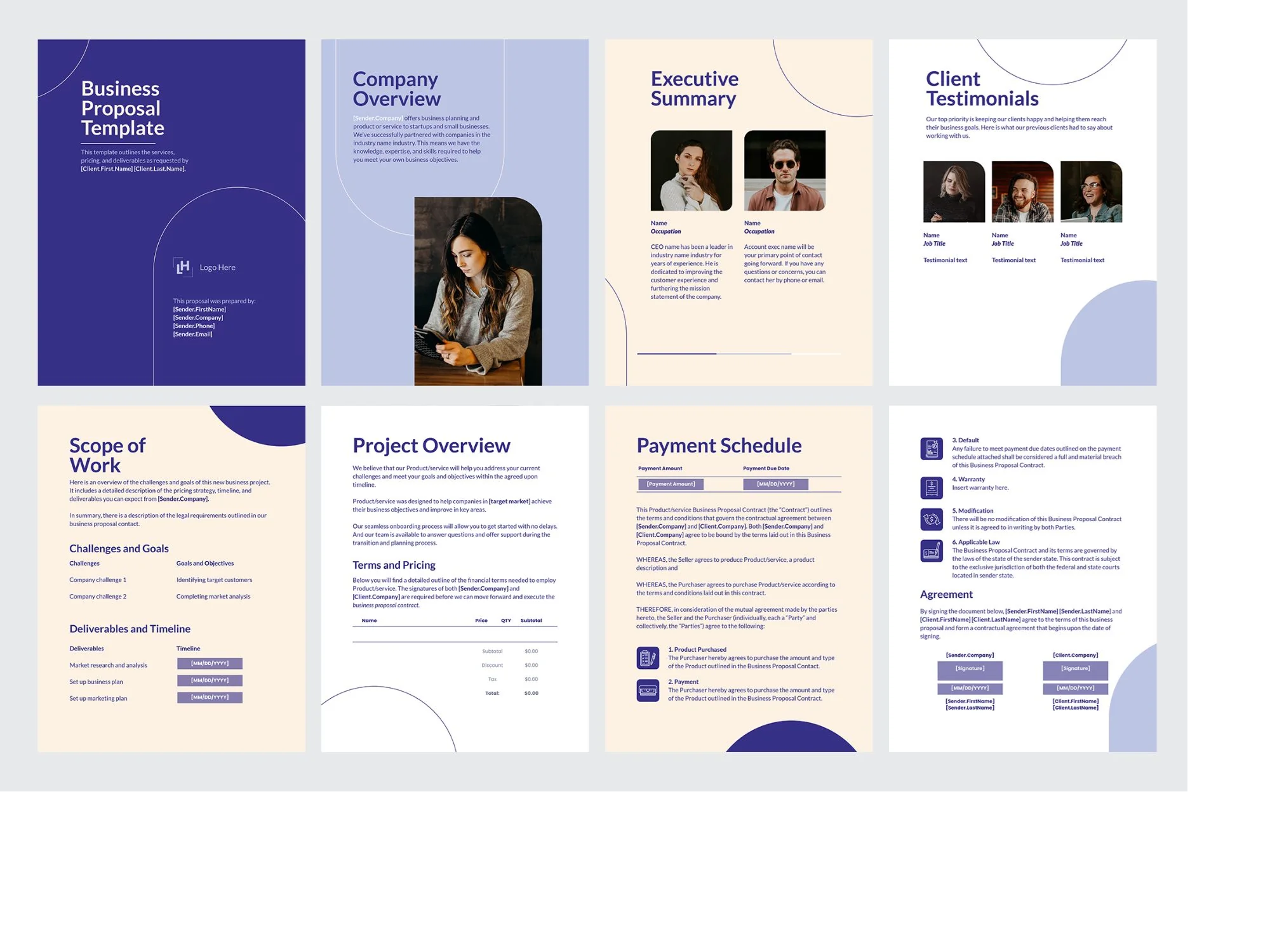 Review and Finalize Canva Proposal Template