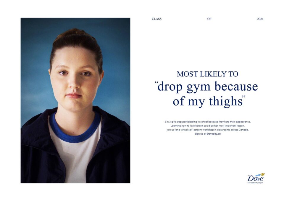 Dove inspires body image confidence in Canadian high school students through “Most Likely To” campaign