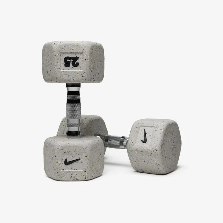 Nike Grind Dumbbell ensures firmness, safety and comfort for the user