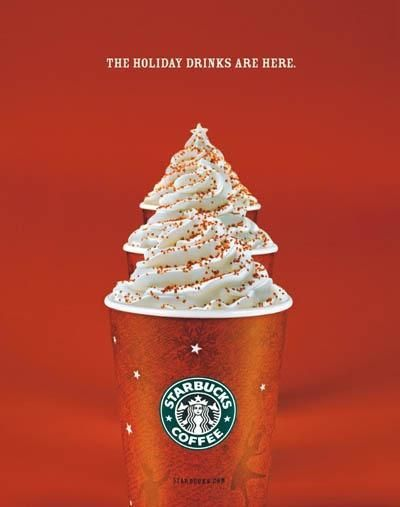 Print Ads for Starbucks Christmas