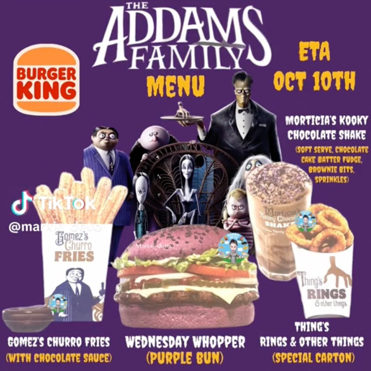 Burger King Teams Up With The Addams Family