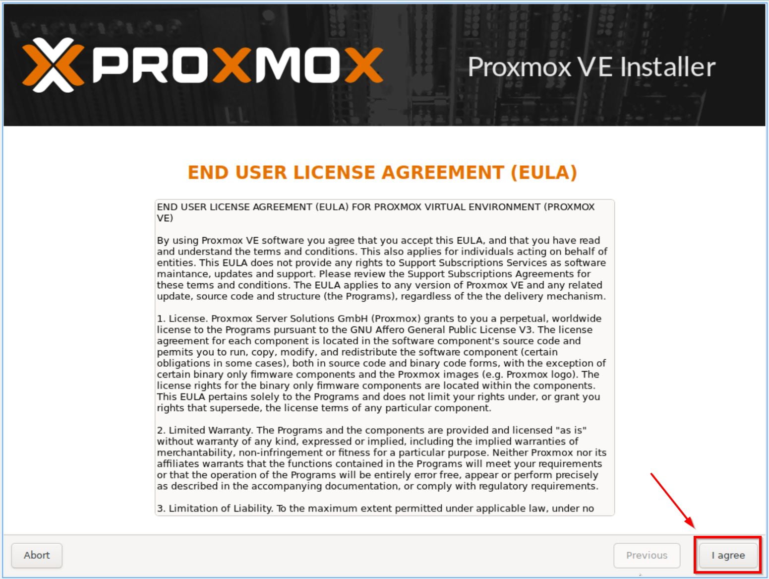 Install Proxmox VE