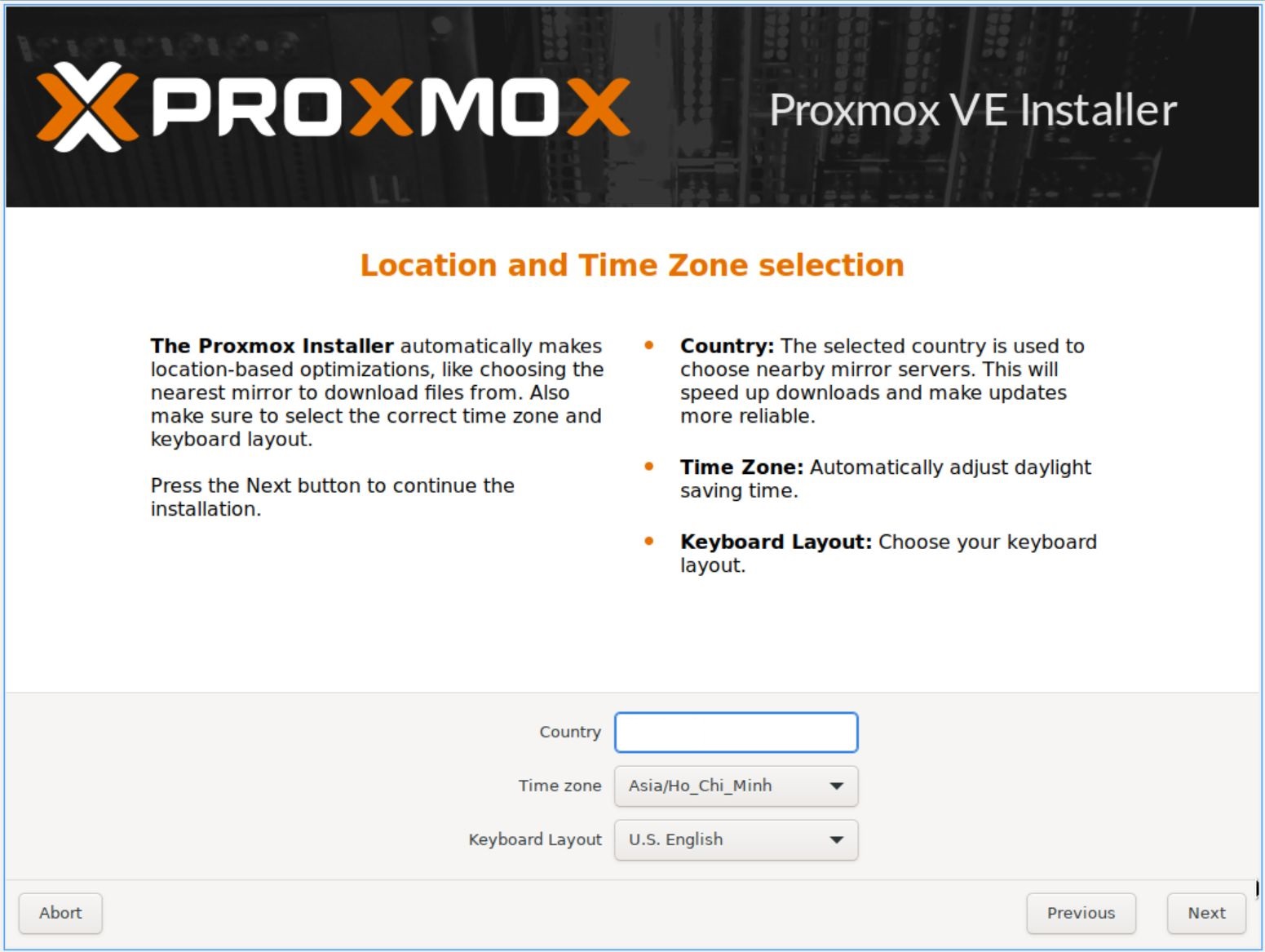 Install Proxmox VE