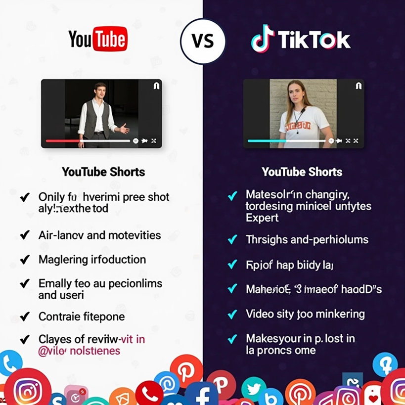 Overview of YouTube Shorts and TikTok