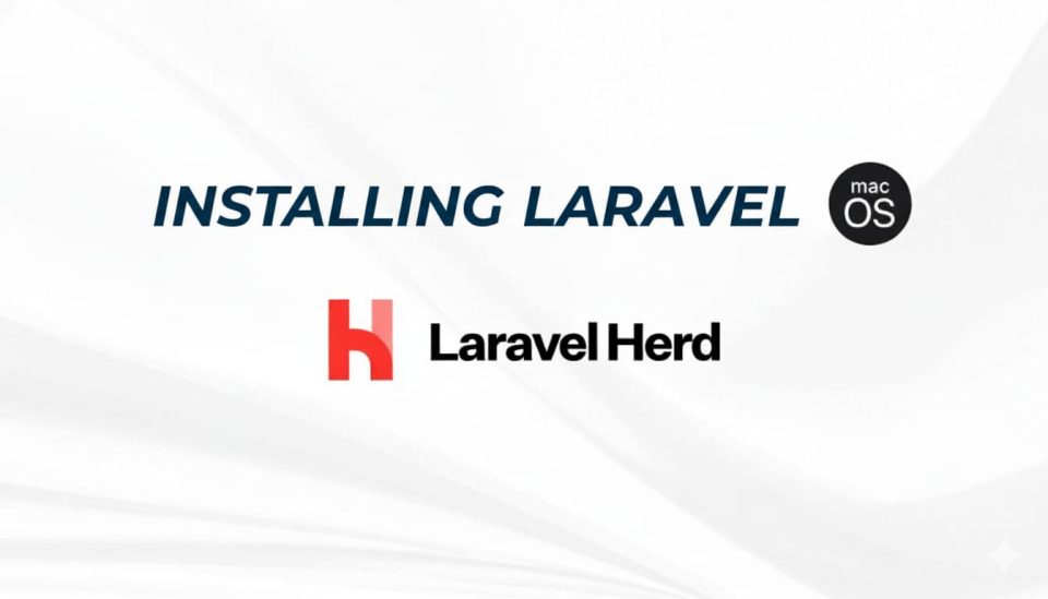Install Laravel Macos